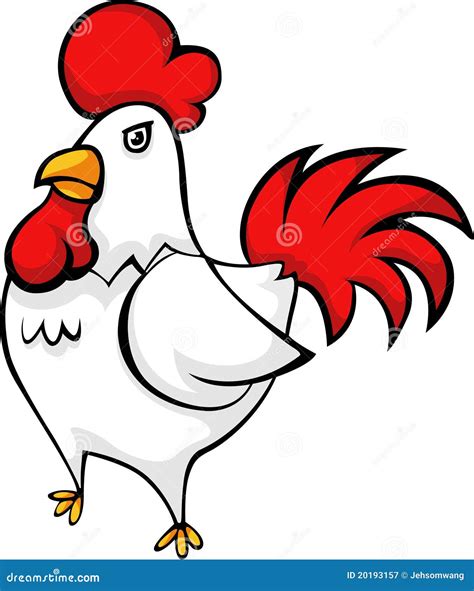 Vector Chicken Illustration Royalty Free Stock Photography Image