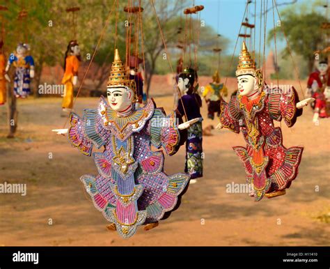 Myanmar String Puppet For Sale At A Temple In Bagan Stock Photo Alamy