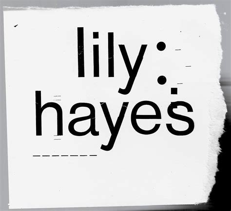 lily hayes