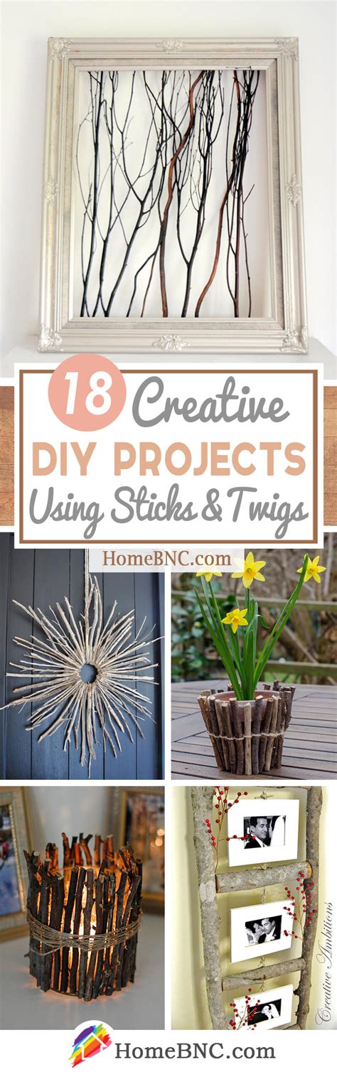 18 Best Diy Home And Garden Ideas Using Sticks And Twigs For 2023