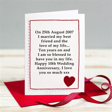 Amazon personalized anniversary gift card 2000. Personalised Wedding Anniversary Card By Jenny Arnott Cards & Gifts | notonthehighstreet.com