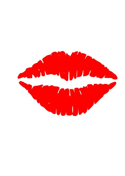 Kissing Lips Clip Art At Clker Vector Clip Art Online Royalty