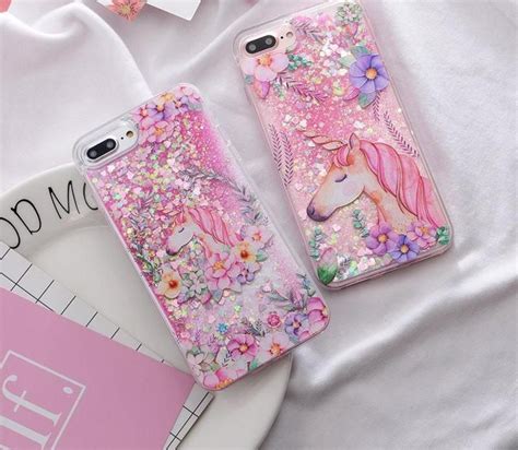 Cute Pink Glitter Unicorn Iphone Case Unicorn Iphone Case Iphone