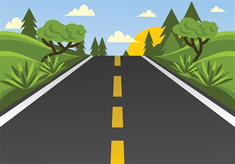 Open Road Vector Art Icons And Graphics For Free Download