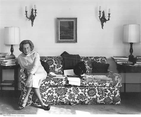 Playwright Lillian Hellman Poses For Portrait In Her Apartment March