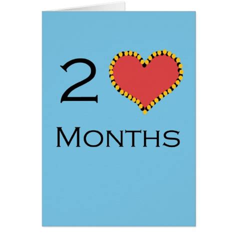 2 Month Anniversary Card