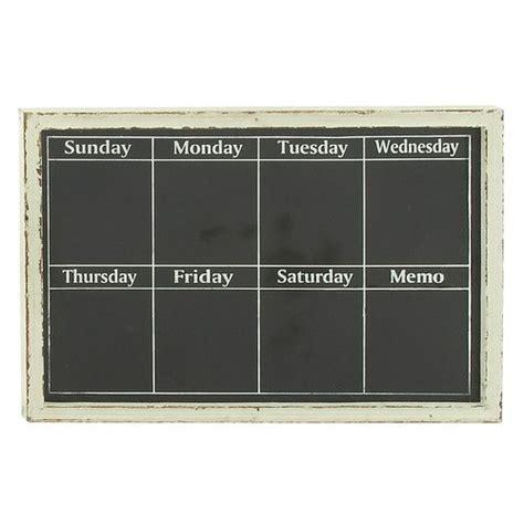 Found It At Joss And Main Idina Chalkboard Weekly Calendar Chalkboard