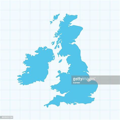 Great Britain Map Drawing Photos And Premium High Res Pictures Getty