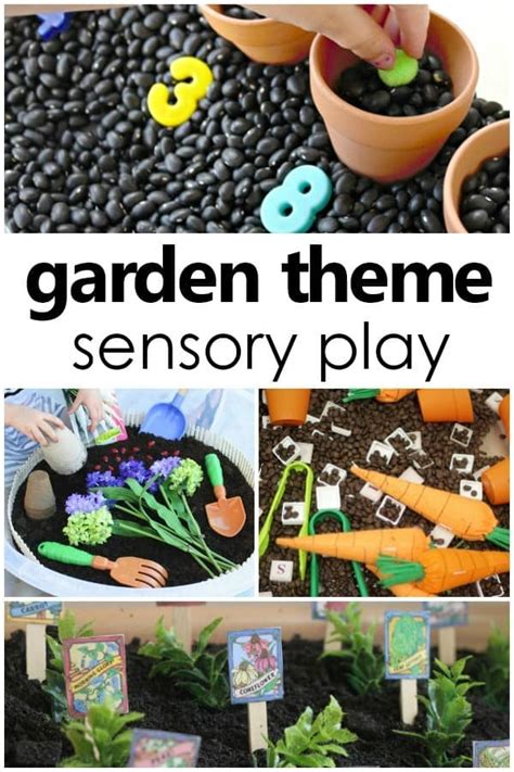 Garden Sensory Bins For Summer Sensory Play