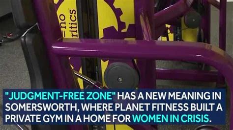 9 Loves Planet Fitness Builds Gym For Program For Women In Crisis