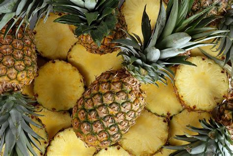 Wallpaper Pineapple Sliced Fruit Hd Widescreen High Definition