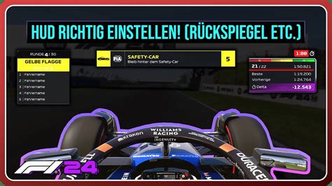 F1 24 Das HUD richtig einstellen Rückspiegel etc YouTube