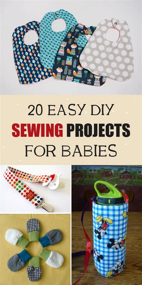 20 Cute And Easy Sewing Projects For Babies Diy Sewing Projects