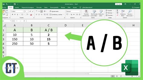 Como Hacer Una División En Excel Excel Básico Youtube