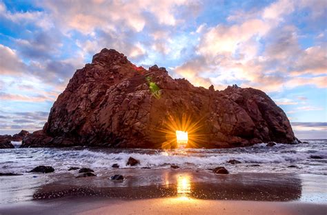 Landscape Seascape California Beach Sunset Photography Nikon D810 Hdr Photos Window Rock On