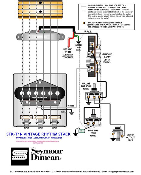 Seymour Duncan Wiring Telecaster