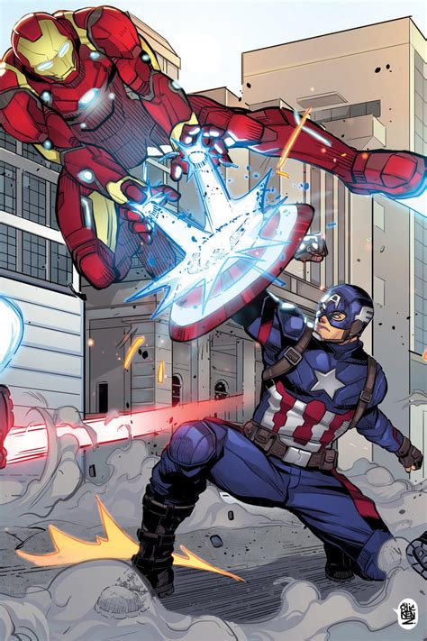 Iron Man Vs Captain America By Mraldenrd05 On Deviantart