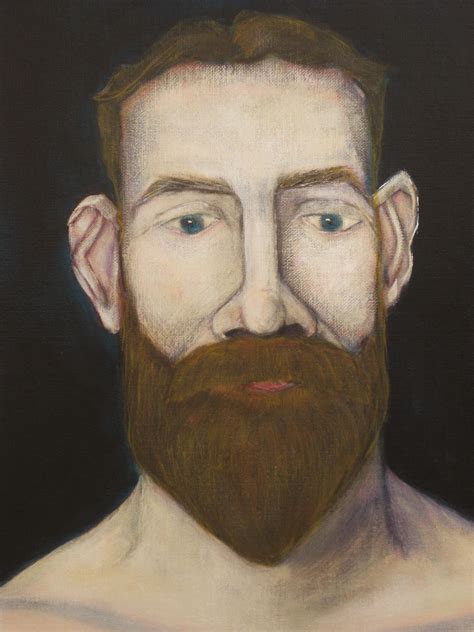 Framed Contemporary Original Fine Art Male Portrait Painting Of Men