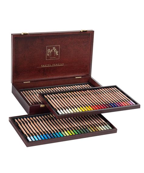 Caran Dache Pastel Pencils Coloured Pencils Set Of 84 In Luxury Woo