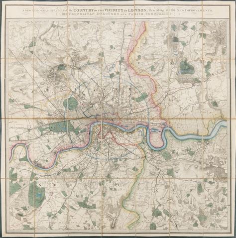 Bonhams London Faden William A New Topographical Map Of The Country
