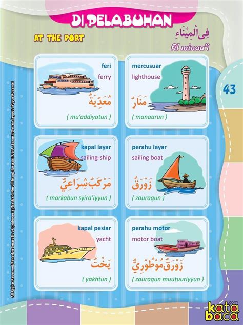 Yuk Pelajari Benda Benda Yang Ada Di Pelabuhan Dalam Bahasa Arab