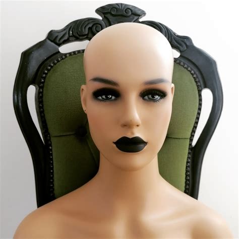 Realistic Wig Mannequin Head Etsy