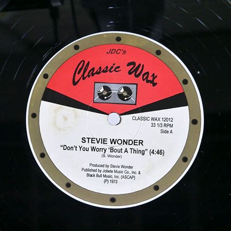 Yahooオークション Stevie Wonderdont You Worry Bout A Thingcl