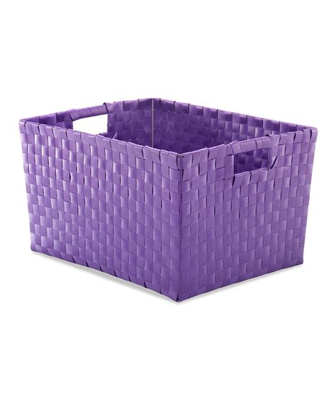 Dahlia Purple Woven Basket Purple Weave Basket Weaving Purple Home