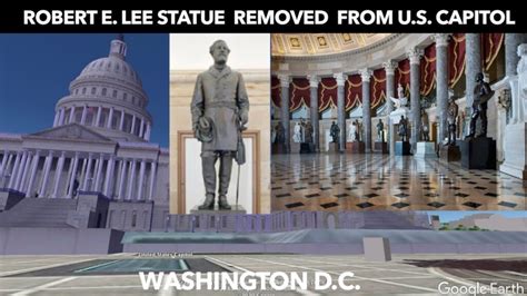 Robert E Lee Statue Removed From Us Capitol Inewz