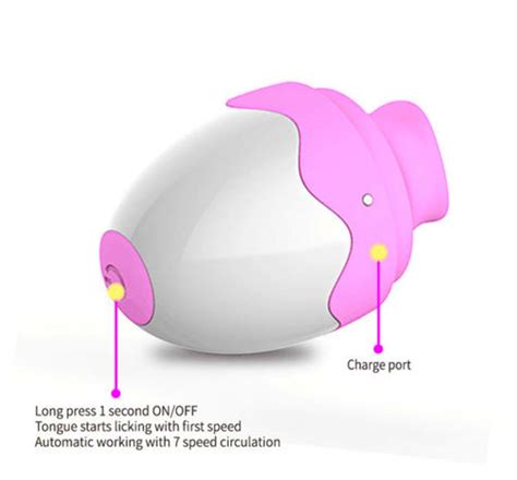Speed Tongue Vaginal Egg Clitoral Stimulator Vibrator