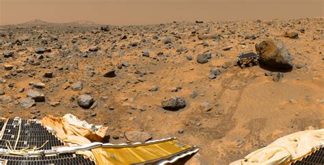 Sojourner Within Color Enhanced Panorama Nasa Mars Exploration