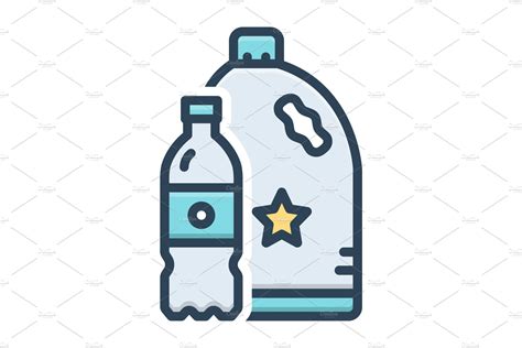 Plastic Bottle Icon Icons Creative Market