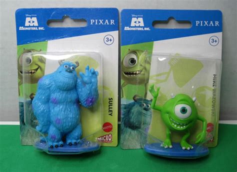 Mattel Disney Pixar Monsters Inc Sulley And Mike Wazowski Mini Figures