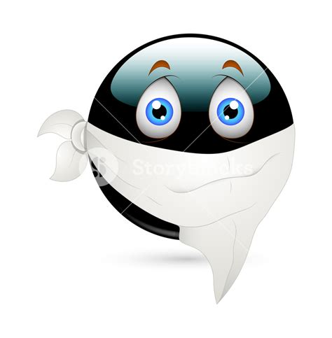 Shocked Smiley With Hanky Mask Royalty Free Stock Image Storyblocks