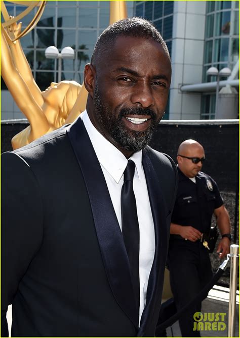 Nominees Idris Elba And Chiwetel Ejiofor Pose For Pictures At The Emmys