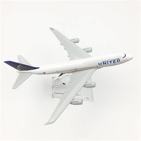 United Airlines Boeing 747 Model Airplane 1400 Model Airplane丨