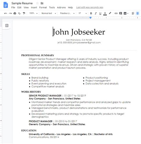 But these great google docs resume templates—handpicked by the muse editors—can make the process a heck of a lot smoother. 10 Google Docs Resume Templates Downloadable & How-to Guide