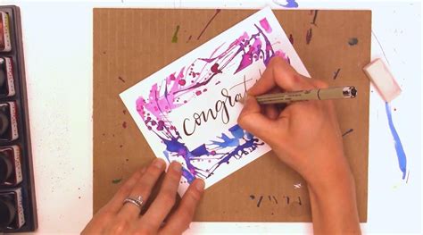 3 Fun And Easy Diy Watercolor Cards Strathmore Artist Papers Diy