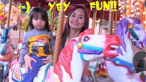Kids Carousel Ride Ferris Wheel Kiddie Plane Ride Fun Slides And