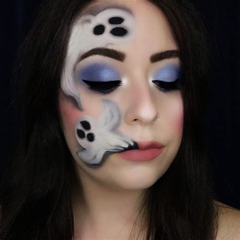 Ghost Makeup 👻 Day 4 Of Hanhalloween I Had So Much Fun Creating This