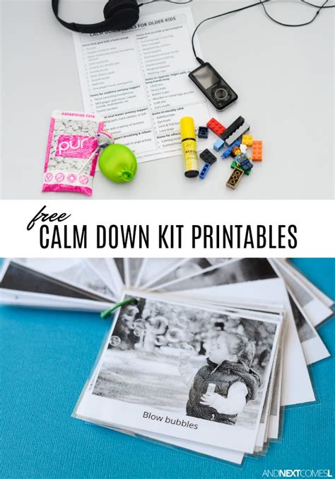 Free Calm Down Kit Printables And Next Comes L
