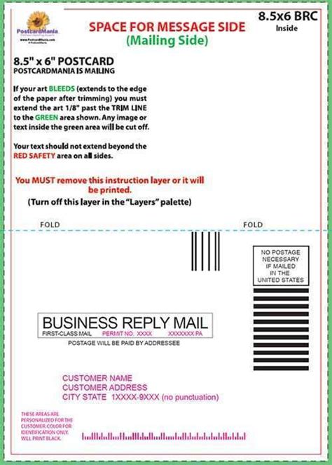63 Printable 4x6 Postcard Mailing Template Psd File For 4x6 Postcard