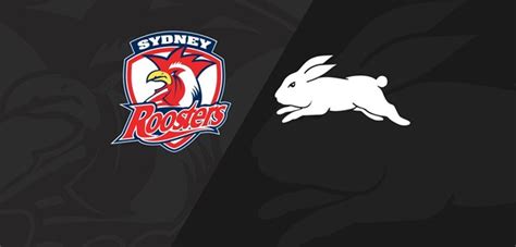 Roosters V Rabbitohs Round 3 2020 Match Centre