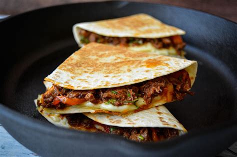 Mexican Slow Cooked Chilli Beef Quesadilla Recipe Insight Flavour