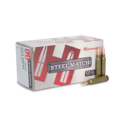 Hornady Steel Match 223 Remington 75 Grain Bthp 223556 Ammo For