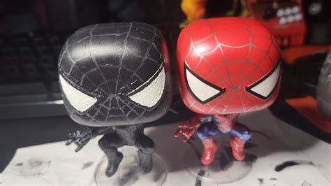 Symbiote Spider Man Tobey Maguire Custom Funko Pop Tutorial Youtube