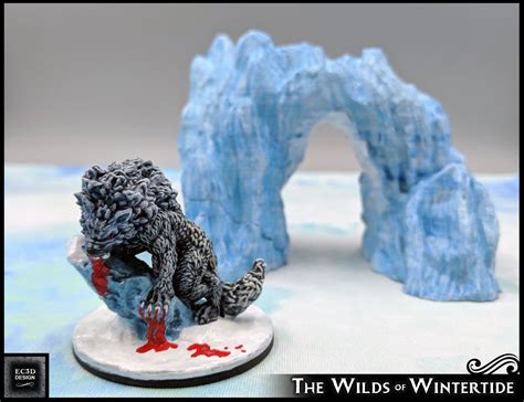Dnd Winter Wolf Wilds Of Wintertide Arctic Ice Age Animals Etsy Dnd