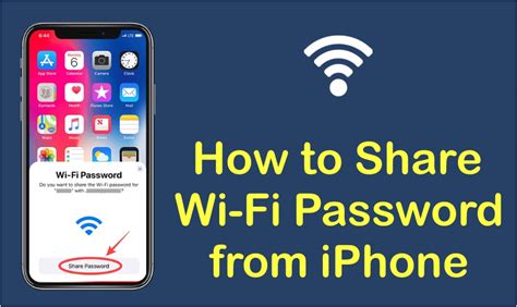 How To Share A Wifi Password From Iphone Techy Voice