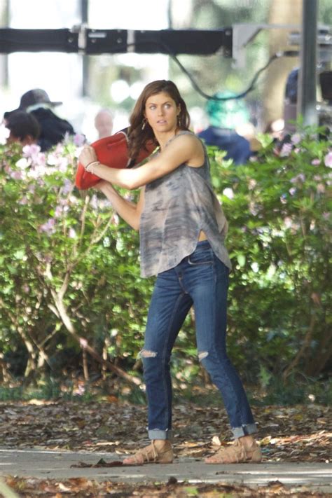 Alexandra Daddario In Jeans On Baywatch Set Gotceleb The Best Porn Website