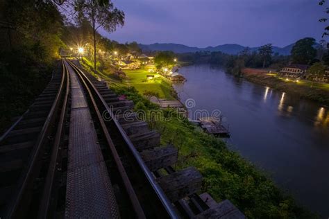 Beautiful Scenic Of Death Railway In Kanchanaburi Western Of Thailand